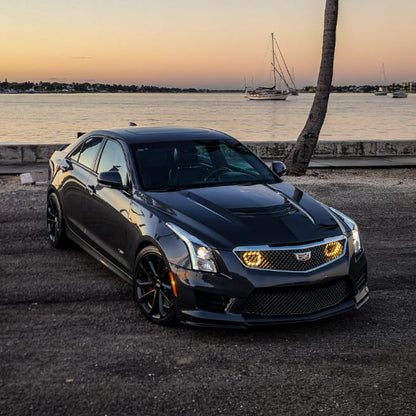2016-2019 Cadillac ATS-V Dual BIG MOUTH LIT KIT Ram Air Intake Snorkels
