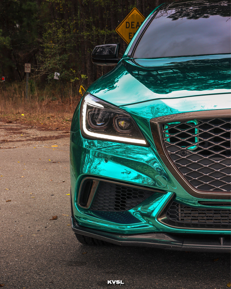 2015-2021 Genesis G80 3.3T/5.0/3.8 Dual BIG MOUTH "LIT KIT" Ram Air Intake Snorkels