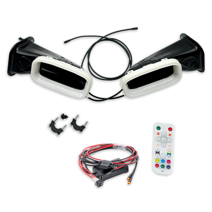 2020-2021 BMW X3 M and X3 M Competition (F97) Dual BIG MOUTH LIT KIT Ram Air Intake Snorkels