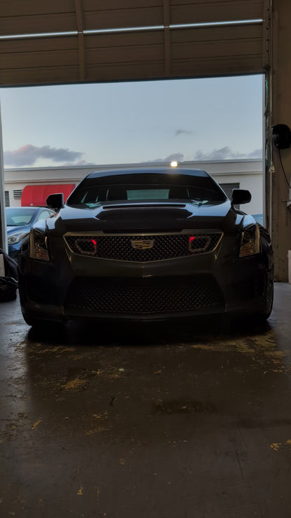 2016-2019 Cadillac ATS-V Dual BIG MOUTH LIT KIT Ram Air Intake Snorkels