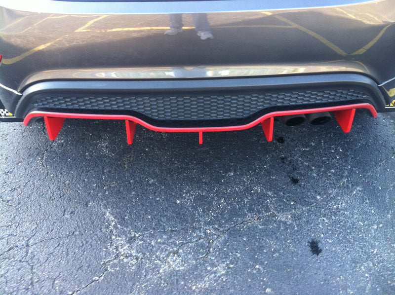 2014-2017 Ford Fiesta ST Diffuser Fins | Velossa Tech Design