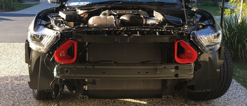 2015-2019 Ford Mustang S550 BIG MOUTH Ram Air Intake Snorkel | Velossa Tech Design