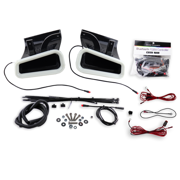 2016-2020+ Infiniti Q60 BIG MOUTH "LIT KIT" Ram Air Intake Snorkels | Velossa Tech Design