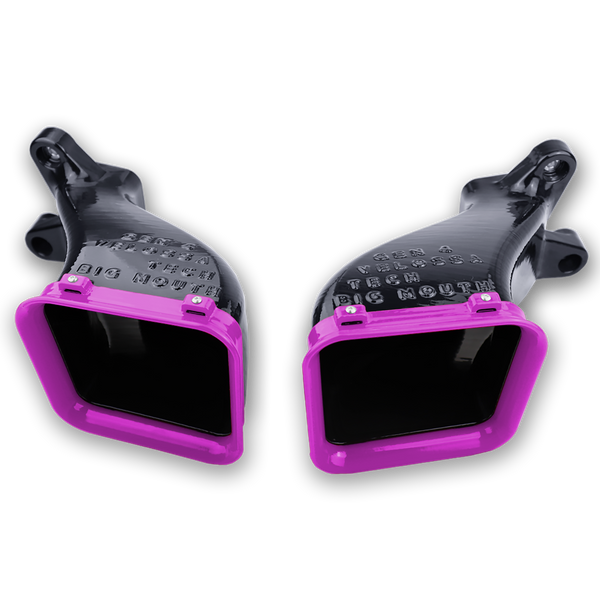 2017+ Genesis G80 3.3T Sport Dual BIG MOUTH Ram Air Intake Snorkels | Velossa Tech Design