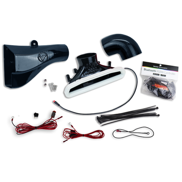 2020-2021+ Toyota Supra MK5 BIG MOUTH "LIT KIT" Ram Air Intake Snorkel | Velossa Tech Design