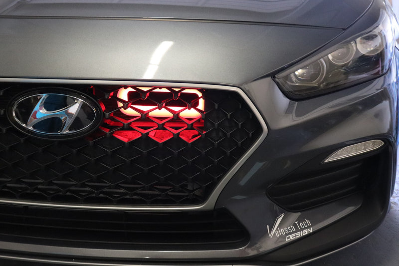 2018-2019 Hyundai Elantra GT, GT Sport and N-Line BIG MOUTH "LIT KIT" Ram Air Intake Snorkel | Velossa Tech Design