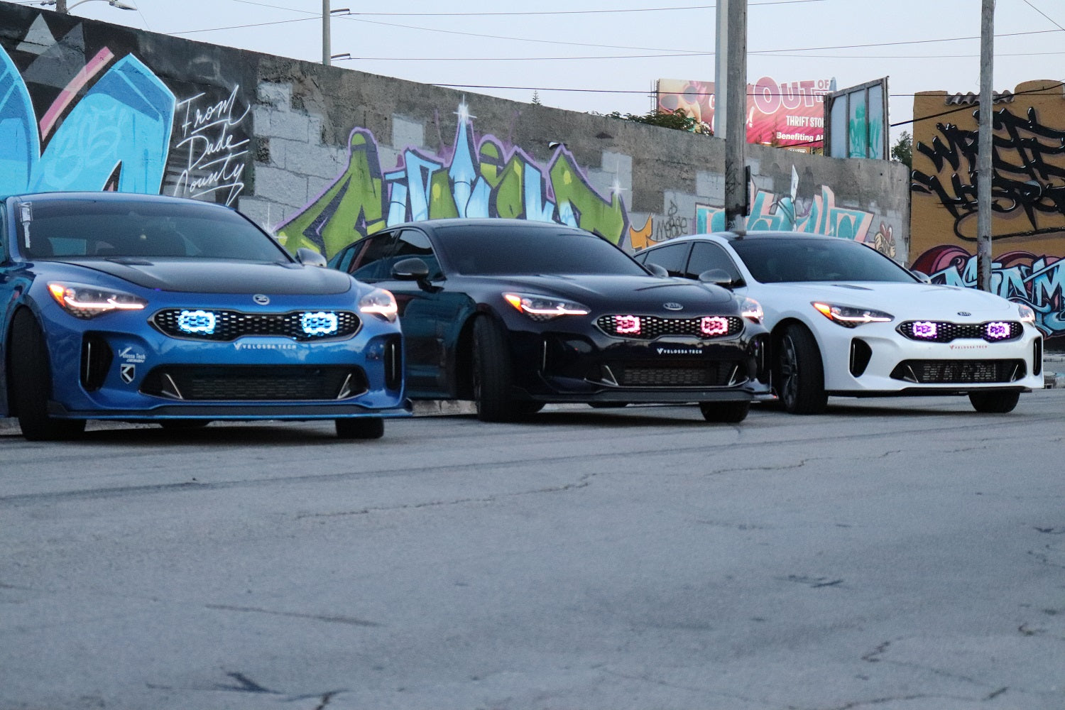 2018-2020+ Kia Stinger 3.3T Generation 4 Interchangeable BIG MOUTH "LIT KIT" | LIT Flares and Controller Only | Velossa Tech Design