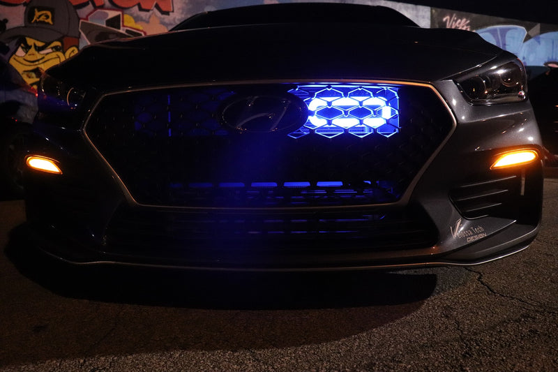 2019+ Hyundai Veloster Turbo/R-spec/Non-Turbo BIG MOUTH "LIT KIT" Ram Air Intake Snorkel | Velossa Tech Design