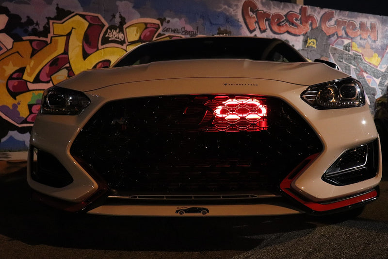 2019-2020 Hyundai Veloster N Generation 4 Interchangeable BIG MOUTH "LIT KIT" | LIT Flare and Controller Only | Velossa Tech Design