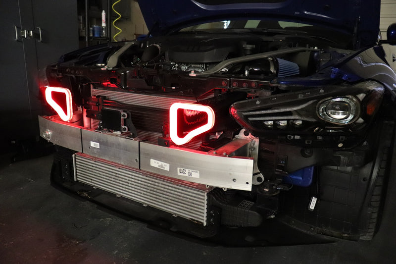 2017+ Genesis G70 3.3T Dual BIG MOUTH "LIT KIT" Ram Air Intake Snorkels | Velossa Tech Design