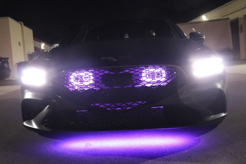 2022+ Genesis G70 3.3T Dual BIG MOUTH "LIT KIT" Ram Air Intake Snorkels | Velossa Tech Design
