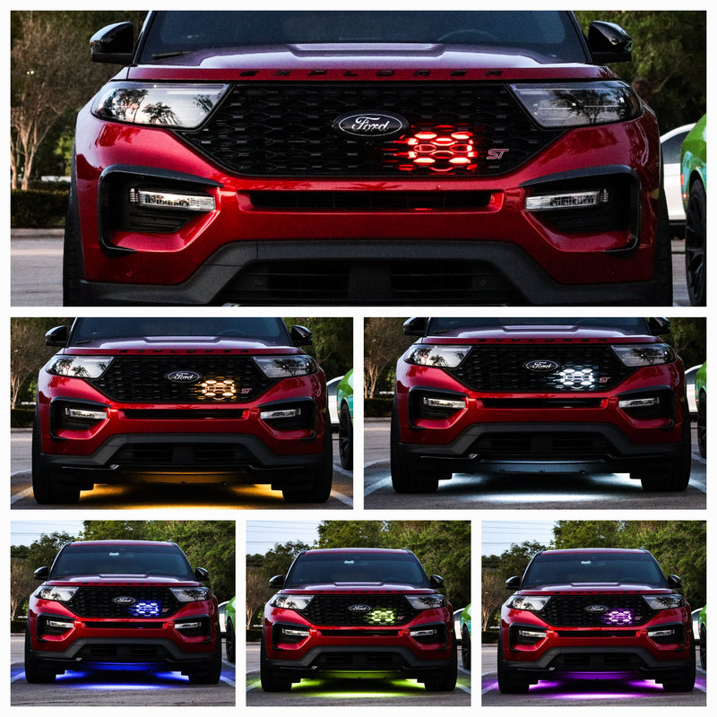 2020+ Ford Explorer ST/2022+ Ford Explorer ST-Line BIG MOUTH "LIT KIT" Ram Air Intake Snorkel