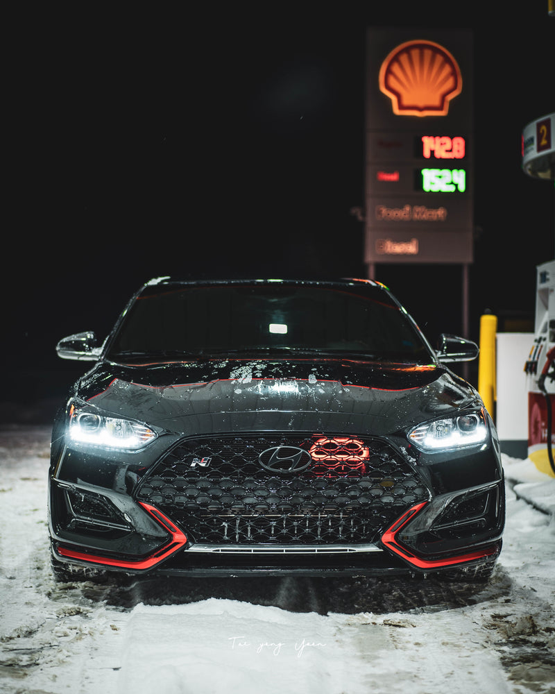 2019-2022 Hyundai Veloster N (non-DCT) BIG MOUTH "LIT KIT" Ram Air Intake Snorkel