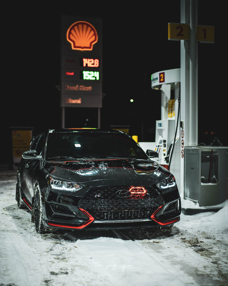 2019-2022 Hyundai Veloster N (non-DCT) BIG MOUTH "LIT KIT" Ram Air Intake Snorkel
