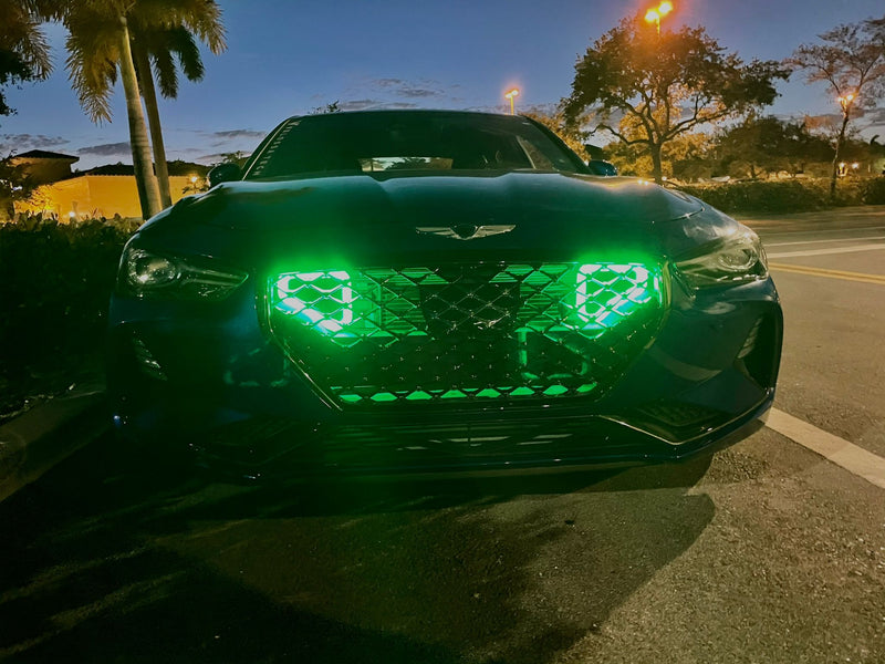2017+ Genesis G70 3.3T Dual BIG MOUTH "LIT KIT" Ram Air Intake Snorkels | Velossa Tech Design