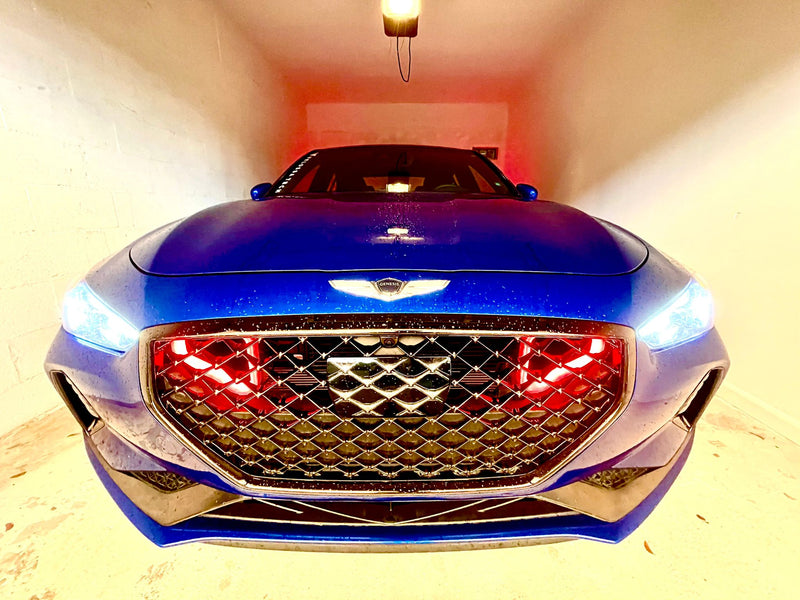 2017+ Genesis G70 3.3T Dual BIG MOUTH "LIT KIT" Ram Air Intake Snorkels | Velossa Tech Design