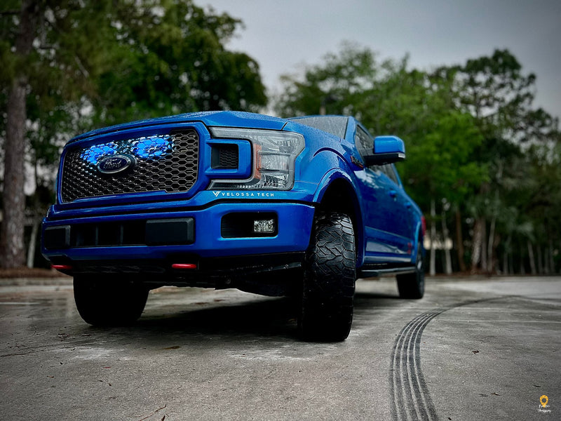 2018-2020 Ford F-150 and 2021-2022 Ford F-150 Raptor Dual BIG MOUTH "LIT KIT" Ram Air Intake Snorkels