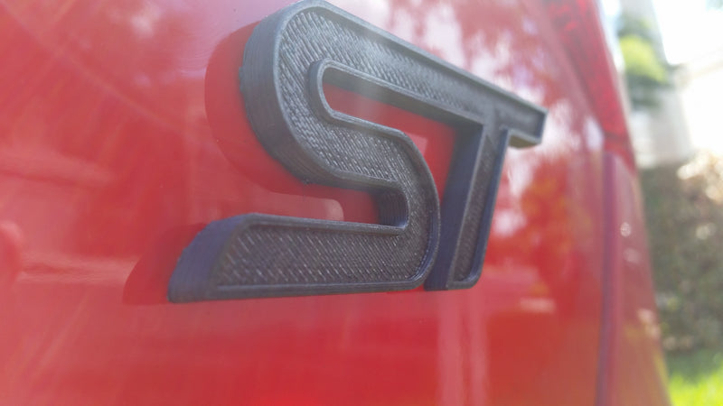 2013-2019+ Ford Focus / Ford Fiesta ST Emblem "ST" - Rear | Velossa Tech Design