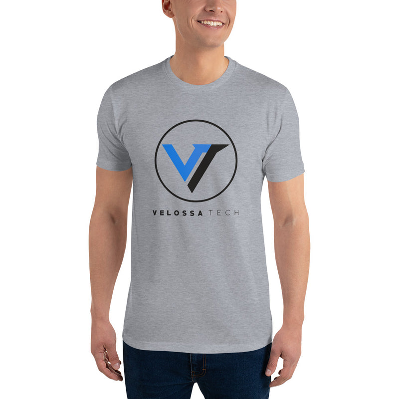 Velossa Tech Black Logo Short Sleeve Shirt