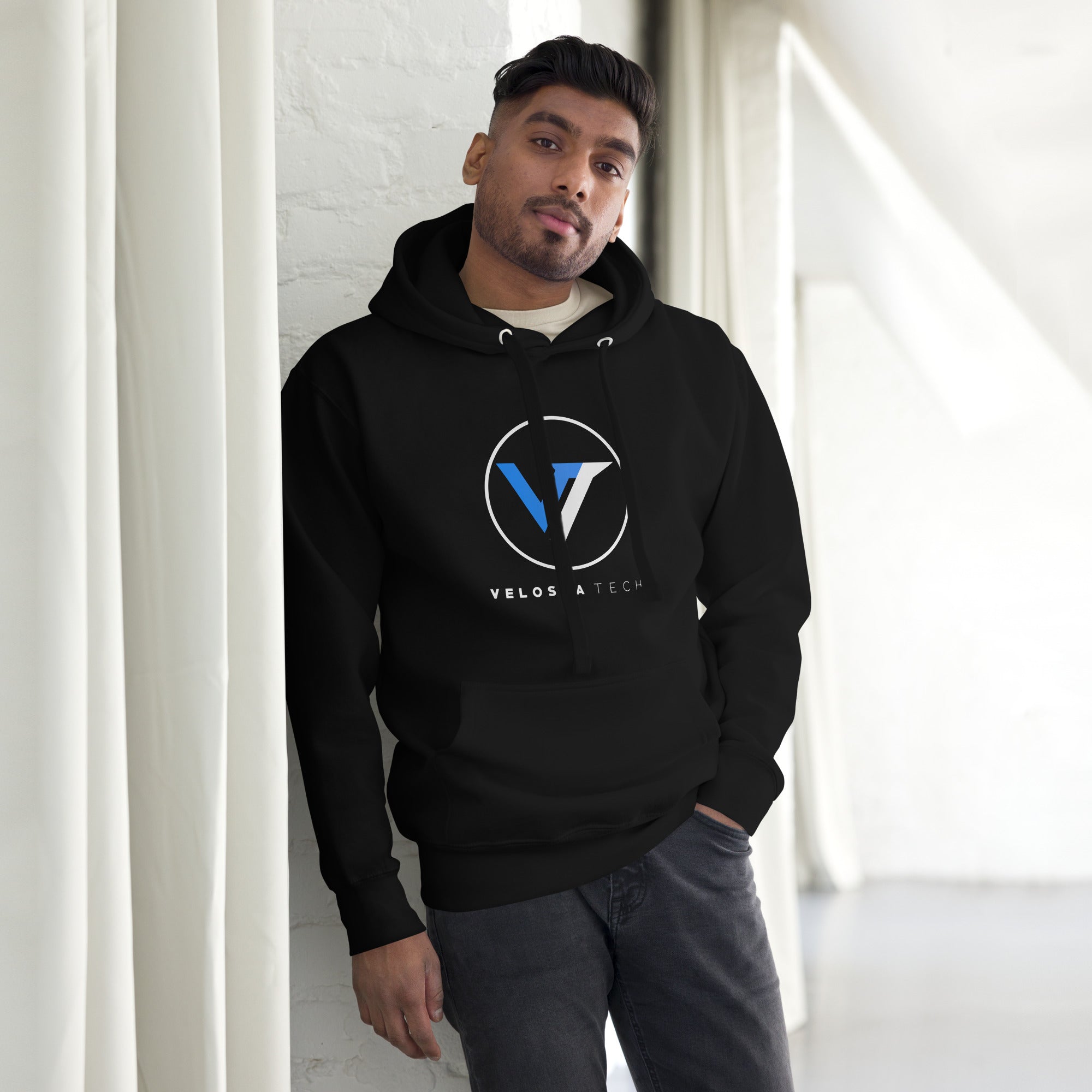 Velossa Tech Classic Hoodie - Black
