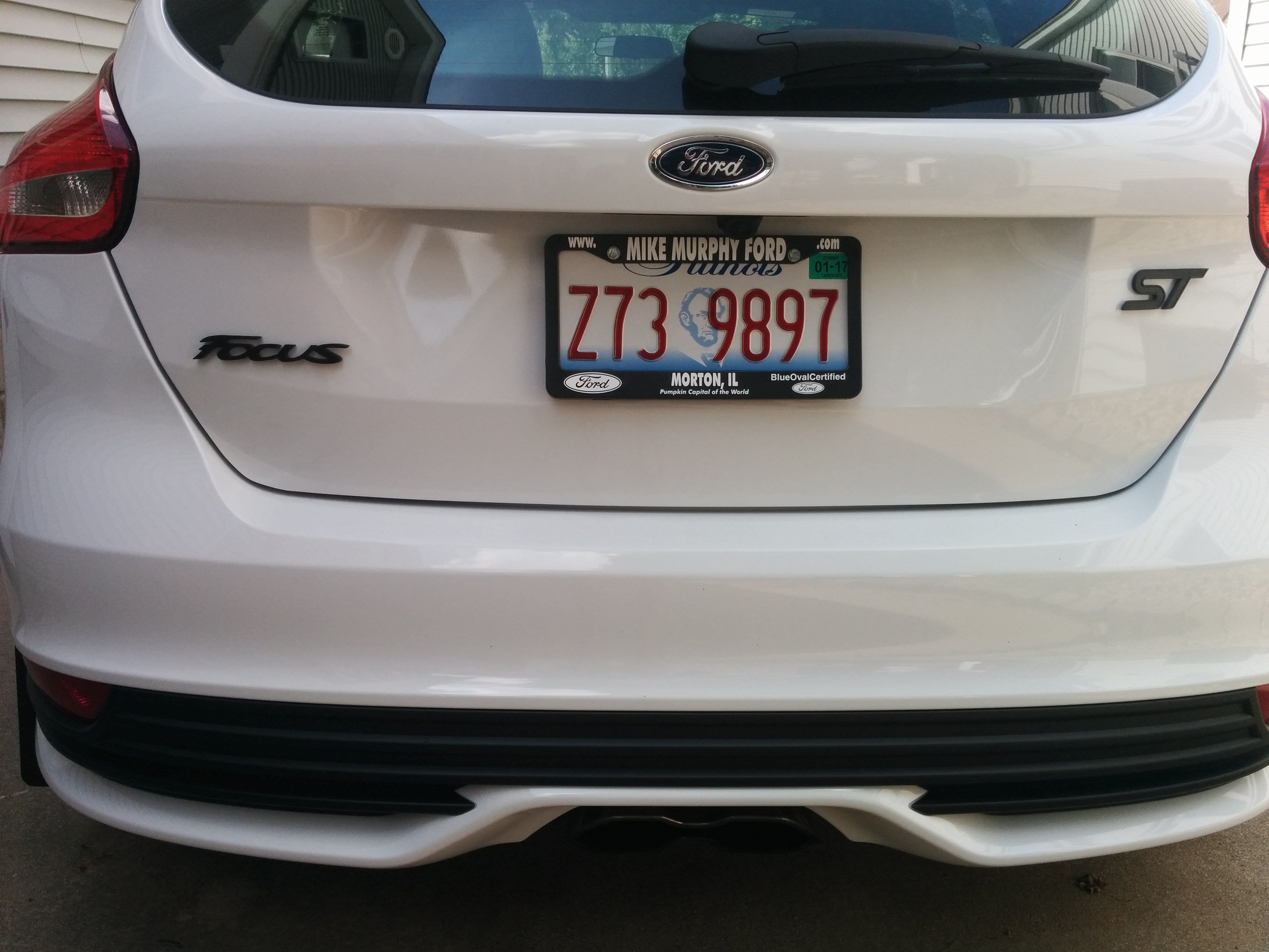 2013-2019 Focus ST "Focus" Emblem - Rear