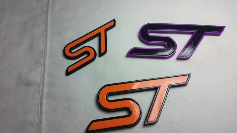 2013-2019 Ford Focus ST/Fiesta ST Two-Tone "ST" Emblem